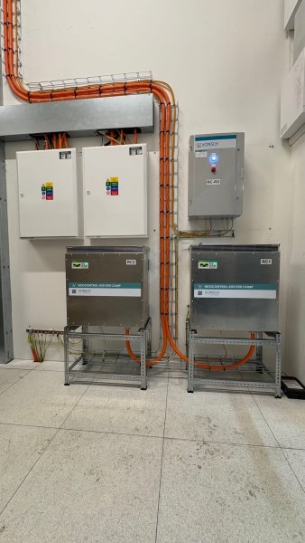 Active 100 kVA reactive power compensation with two NEXICONTROL converters